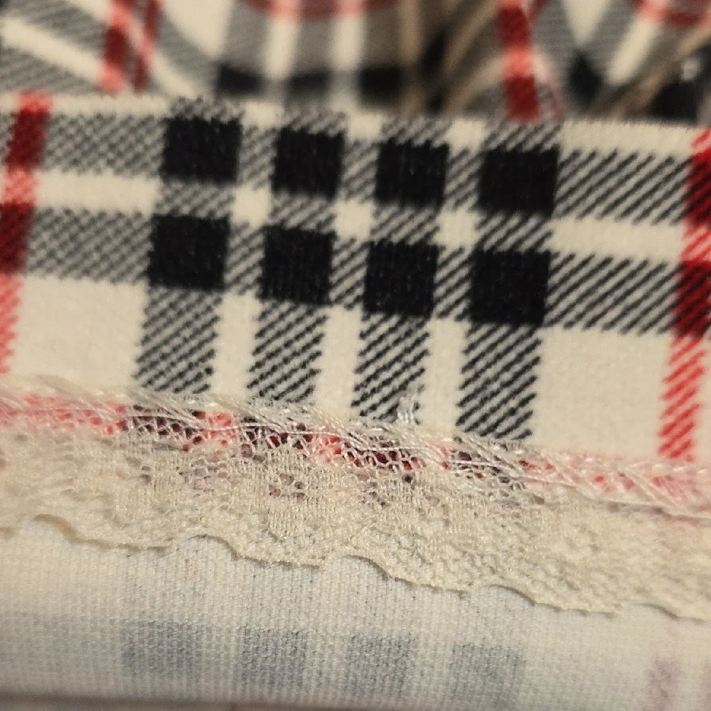 J. McLaughlin Plaid Chinos - Black, Red, White